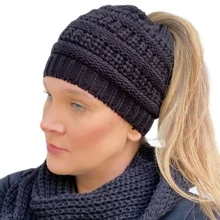 Women Beanie Hat - màu đen - Xem 2