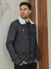 BNB Men Denim Jackets - Màu xanh ngọc - Xem 5