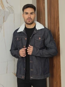 BNB Men Denim Jackets - Màu xanh ngọc - Xem 3