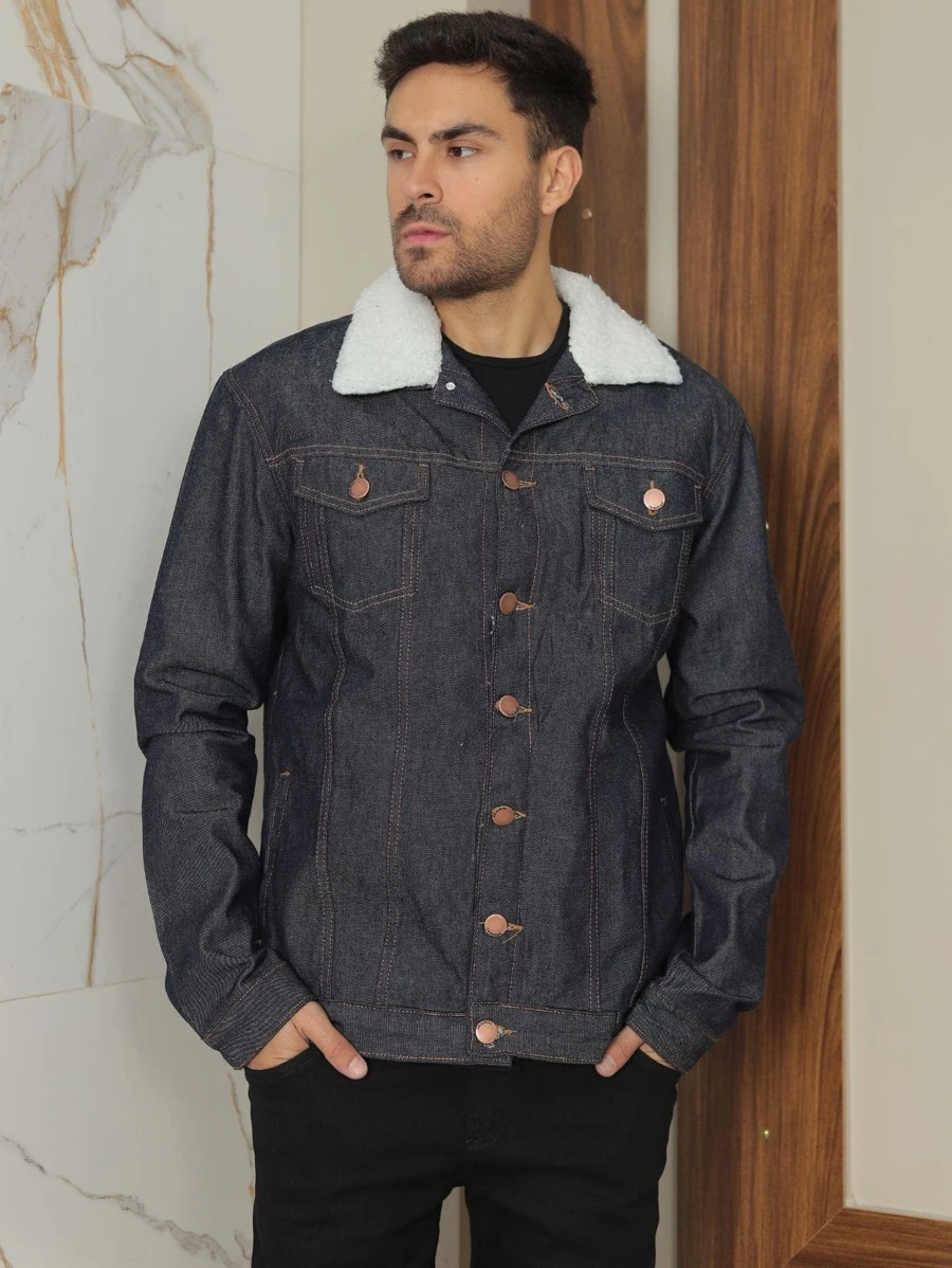 BNB Men Denim Jackets - Màu xanh ngọc - Xem 1
