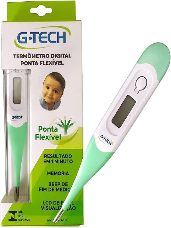 TERMOMETRO DIGITAL FLEXIVEL AXIAL - G TECH - PONTA FLEXÍVEL