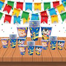 40 Bely And Beto Character Cups Disposable Drink Container Cups Disposable Party Decoration Item - Black - View 1