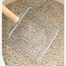 Pala De Metal, Para Arenero De Gato, Regillas De Acero  Inoxidable  y Agarradera De  Madera Pala Para Las S De Gato - Plateado - Ver 2