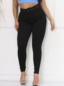 Women Pants - 黑色 - 查看 1