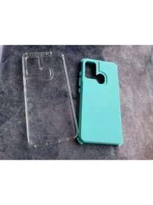 Rainbow Paint Heavy Duty Double Layer Case For Oppo Reno 7 Lite - Black - View 4