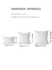 4入组/套條紋長毛絨枕套帶蝴蝶結裝飾,適用於沙發,臥室,車,客廳 - 米色 - 查看 7