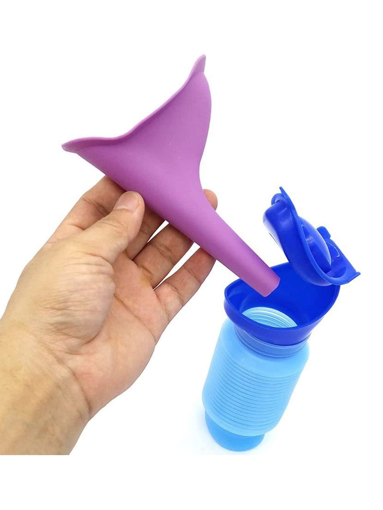 1pc Portable Retractable Urinal For Men And Women, Stand Up Pee Device