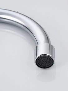 1入不銹鋼雙用熱冷水龍頭,可旋轉式喉管,適用於廚房水槽 - 銀色 - 查看 5