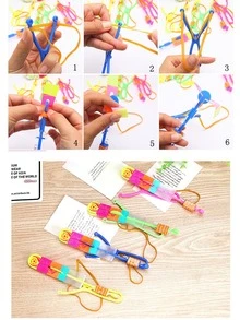 1 Miếng Sáng Súng cao su Đồ chơi - Phát sáng Đang bay Mũi tên - Nhỏ bé Qủa tặng Đồ chơi Đối với - Màu xanh lam - Xem 3