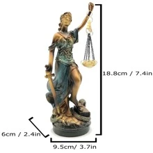 1 Miếng Nhựa Thủ công Tượng Vật trang trí Nhà  Trang trí Qủa tặng - Đồng - Xem 3