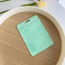 10入組綠色自密封塑膠包 - 綠色 - 查看 1