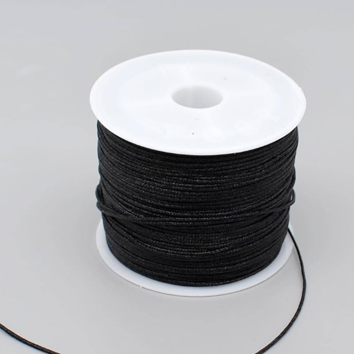 1pc Non-elastic Black  Beading Cord, Colorful Crafting Thread String Cord For Jewelry Making Bracelet Necklace DIY Craft Bead String  Beading   Crafting Cords