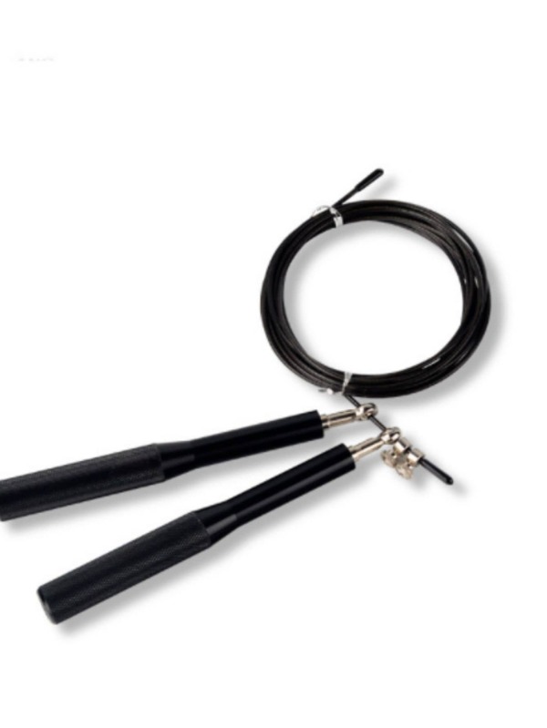 1 Corda Pular Profissional 3 Metro Aço Rolamento Musculação Movimento A3-5