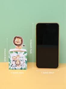 24 piezas de cajas de regalo de papel con estampado de animales, cajas de embalaje de regalo lindas con dibujos animados para decoración de fiestas de cumpleaños, Navidad y San Valentín - Multicolor - Ver 4