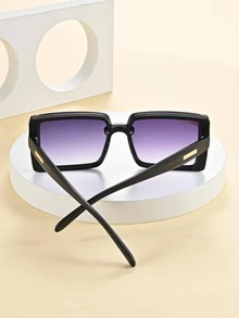 1pc Ladies' Fashionable Eyeglasses - Black - View 3