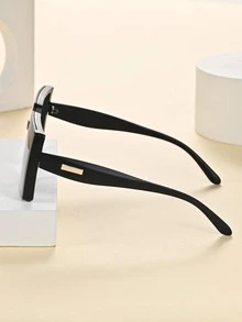 1pc Ladies' Fashionable Eyeglasses - Black - View 4