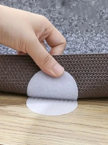 10對/包 防刮花尼龍貼鉤,貼背式,適用於汽車車墊,窗簾屏風,沙發坐墊 - 白色 - 查看 1