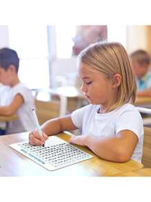 Phép nhân Bảng trắng - Tính hai mặt Phép nhân Bàn , 9 X 12 Inch Tẩy khô Tấm bảng , Thích hợp Đối với Trẻ em , Sinh viên , Phòng học Và Nhà  Học tập Môn Toán Hoạt động Bảng trắng - trắng - Xem 5