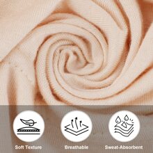 4 pièces Bandeau élastique en modal de couleur unie extensible pour les femmes, accessoires de foulard doux, abaya douce, sous-vêtements pour couvre-chef voilé