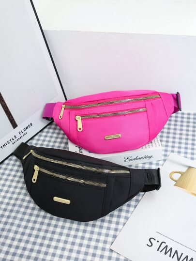 2قطع/طقم للنساء ضد للماء حقيبة خصر & حقيبة كروسبودي