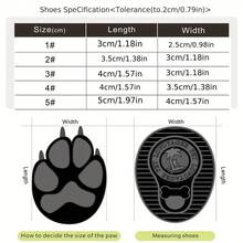 4pcs Black Denim Dog Shoes For Indoor And Outdoor Activities, Suitable For Small And Medium-sized Dogs