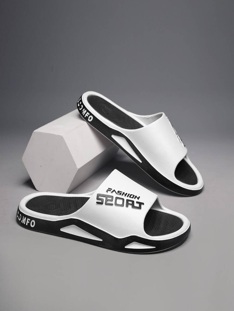 Zapatillas de casa de hombres - Blanco - Ver 1