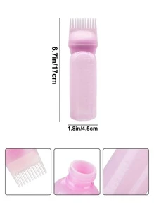 染髮梳瓶牙刷瓶120ml染髮劑奶油粉色的 - 粉色 - 查看 3