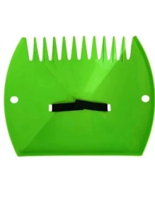 家居和生活的室外花園,園藝工具1入組室外花園塑料落葉耙,園藝和草坪用落葉收集器,綠色塑料園藝工具掉落葉子夾裝置,收集落葉和掃拭清潔,收集落葉工具 - 綠色 - 查看 7