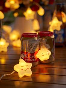 戶外帳篷燈籠細繩,LED防水野營,帶氛圍顏色,雲朵,和星空裝飾用品