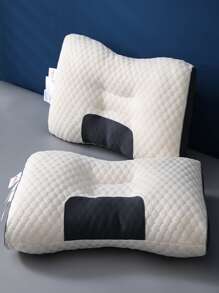 1 pieza Almohada tejido SPA de panal diseño soporte para el cuello de dormir con científico dividir ( embalar ) - Multicolor - Ver 3