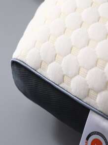 1 pieza Almohada tejido SPA de panal diseño soporte para el cuello de dormir con científico dividir ( embalar ) - Multicolor - Ver 8