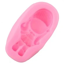 DIY 女孩硅胶模具 公主 聚合物粘土 婴儿模具 - 粉色 - 查看 5