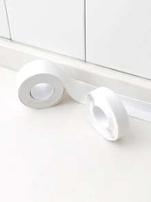 Kitchen & Bathroom Waterproof And Anti-mould Sealing Tape, Wall Border Line Sticker For Toilet/corner Tile Gap - White - View 8