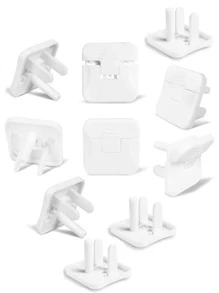 American Standard Socket Cover With Hidden Pull Handle To Prevent Baby From Touching And Protect Power Plugbaby Shower Family Decorations Gifts - White - View 5