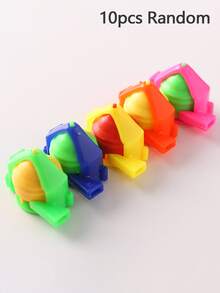 10 piezas para niños silbato Trompo Juguete para fiesta Juegos , cerebro entrenamiento , celebración de días festivos regalos , al azar colores - Multicolor - Ver 7