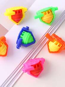 10 piezas para niños silbato Trompo Juguete para fiesta Juegos , cerebro entrenamiento , celebración de días festivos regalos , al azar colores - Multicolor - Ver 4