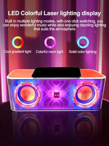 Multicolor Portable Wireless Speaker - Orange - View 6