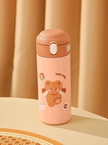 1pc Cartoon Graphic Random Vacuum Cup - Multicolor - View 8
