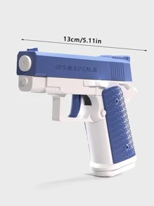 Manual Water Gun Toy For Boys, Summer Beach Mini Water Pistol - Blue - View 9