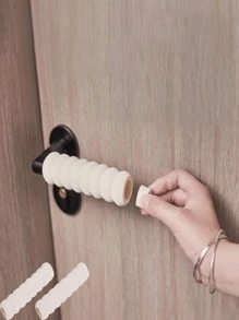 Spiral Type Safety Door Handle Cover With Eva Door Knob Protector Pad - White - View 1