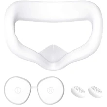 Touch Controller Grip Cover Compatible With Oculus Quest 2 - White - View 3