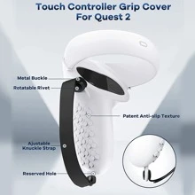 Touch Controller Grip Cover Compatible With Oculus Quest 2 - White - View 4