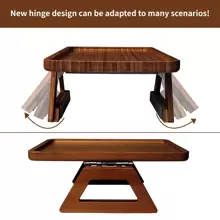 Bandeja rectangular de madera para apoyabrazos de sofá, mesa lateral de sofá, regalo de Navidad