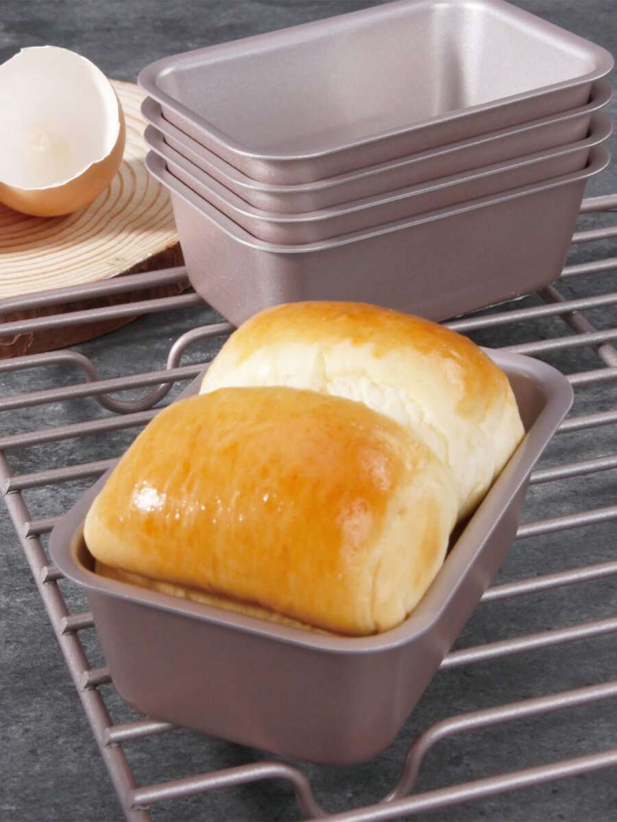 CHEF MADE 4入組不粘迷你麵包盤套裝 - 香檳色 - 查看 1