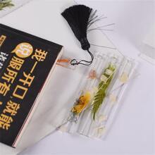 1 件 DIY 水晶树脂镜子方形/椭圆形书签吊坠模具带孔