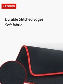 Lenovo Large Gaming Mouse Pad with Non-Slip Rubber Base,Stitched Edge,Desk mat for Laptop,Computer & PC, Writing Pad for Gamer,Office & Home,Classic Black Think plus Non-Slip Desk Pad - Black - View 5