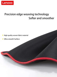 Lenovo Large Gaming Mouse Pad with Non-Slip Rubber Base,Stitched Edge,Desk mat for Laptop,Computer & PC, Writing Pad for Gamer,Office & Home,Classic Black Think plus Non-Slip Desk Pad - Black - View 6