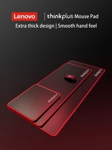 Lenovo Large Gaming Mouse Pad with Non-Slip Rubber Base,Stitched Edge,Desk mat for Laptop,Computer & PC, Writing Pad for Gamer,Office & Home,Classic Black Think plus Non-Slip Desk Pad - Black - View 9