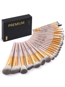Bộ cọ trang điểm chuyên nghiệp MAANGE 25 chiếc kèm hộp đựng, dụng cụ trang điểm với sợi mềm dễ dàng mang theo, cọ nền, cọ phấn mắt, cọ lông mày, bộ cọ du lịch, bộ cọ, bộ cọ trang điểm, bộ cọ trang điểm, bộ trang điểm hoàn chỉnh, bộ cọ trang điểm, bộ trang điểm hoàn chỉnh, bộ cọ, bộ cọ trang điểm, bộ quà tặng trang điểm, bộ - Bụi hồng - Xem 3