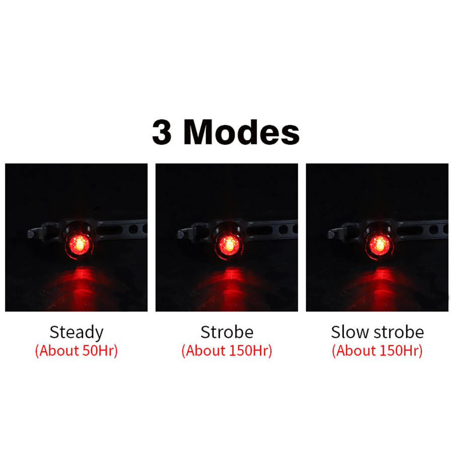 1pc Bike Tail Light Led Aluminum Alloy Warning Rear Light SHEIN USA